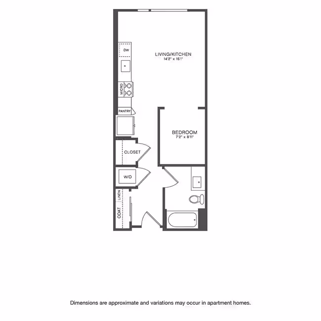 College floor plan
