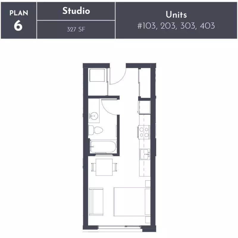 Studio Studio floor plan