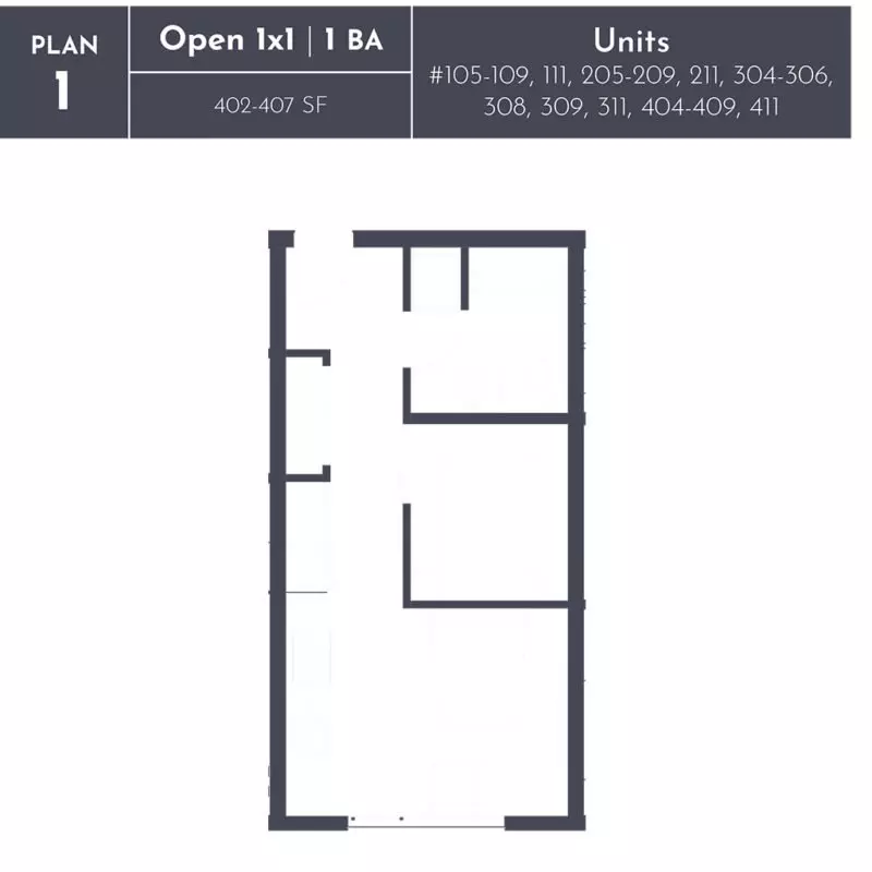 442 NE Maple Leaf Pl #207 floor plan