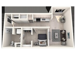 A4 Private floor plan