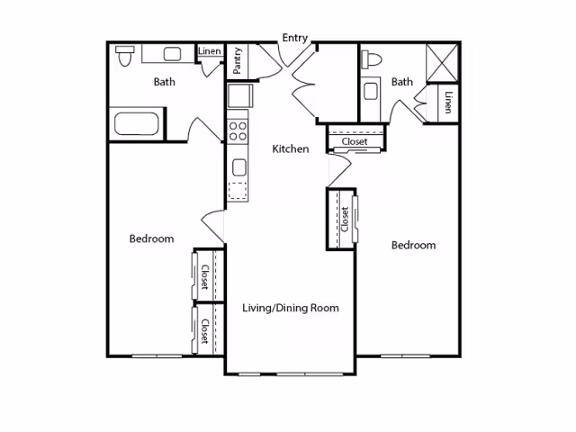 B8 Shared floor plan