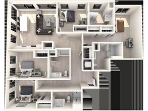 A4 Private floor plan
