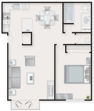 Unit B109 A303 floor plan