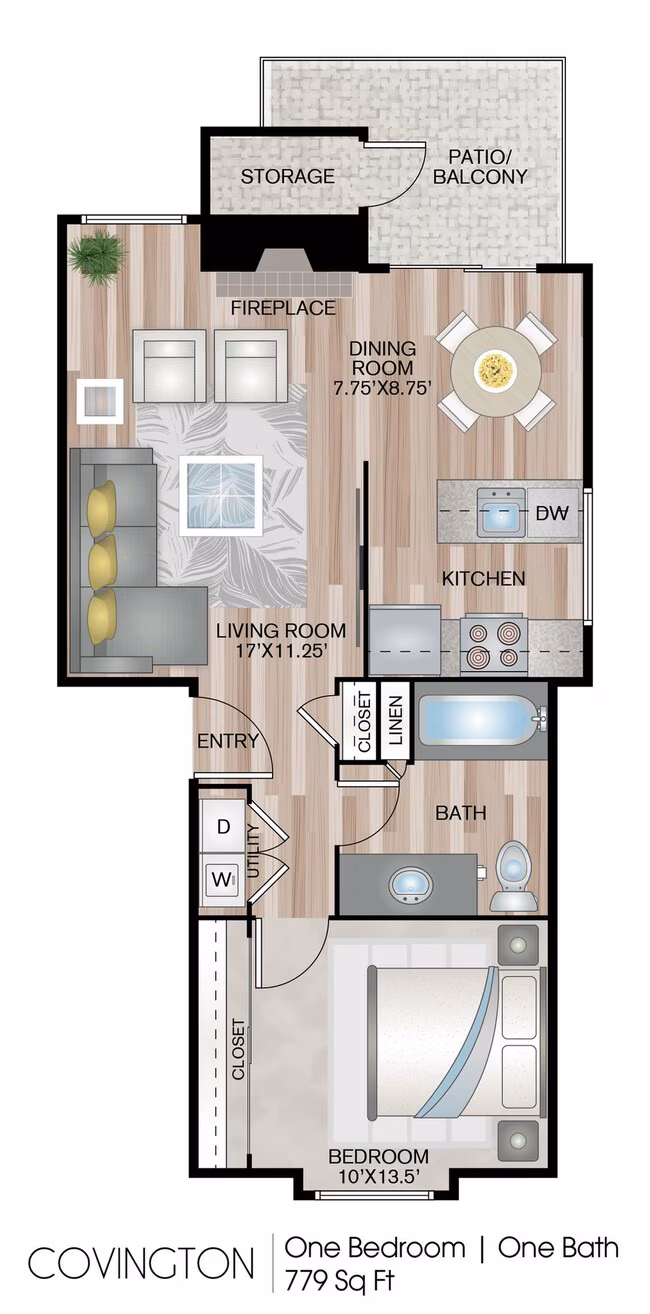 Covington 02-A104 floor plan