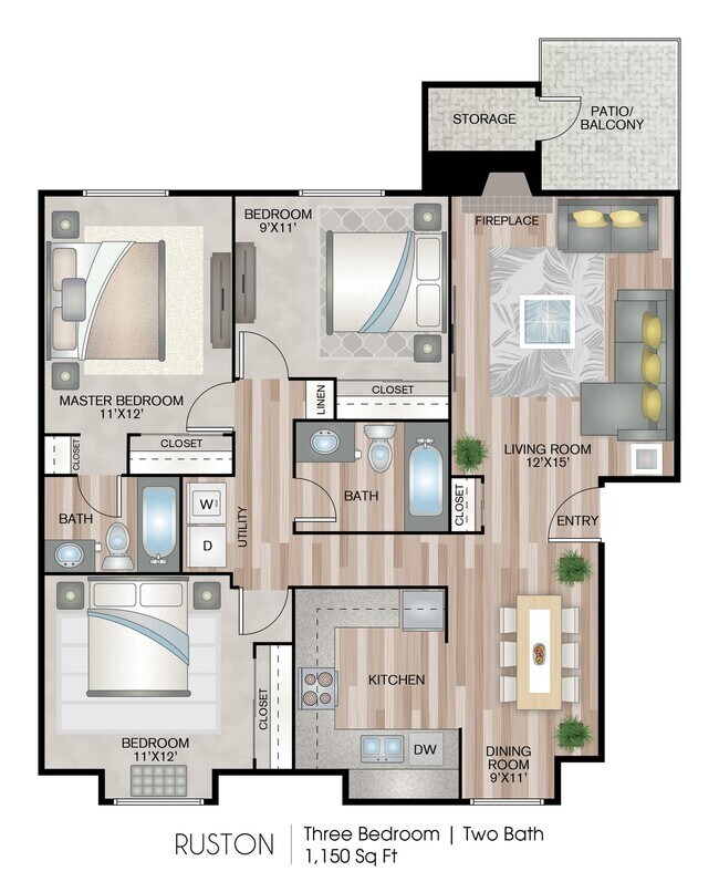 Ruston 03-W201 floor plan