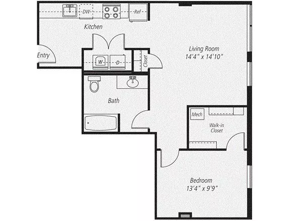Unit 1707 1707 floor plan