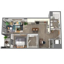 1x1D-2 2712 floor plan