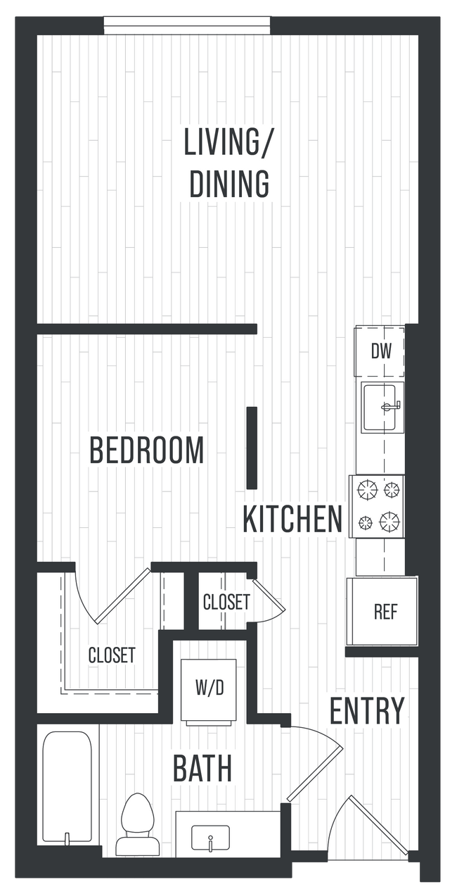 1B (MFTE) 606 floor plan