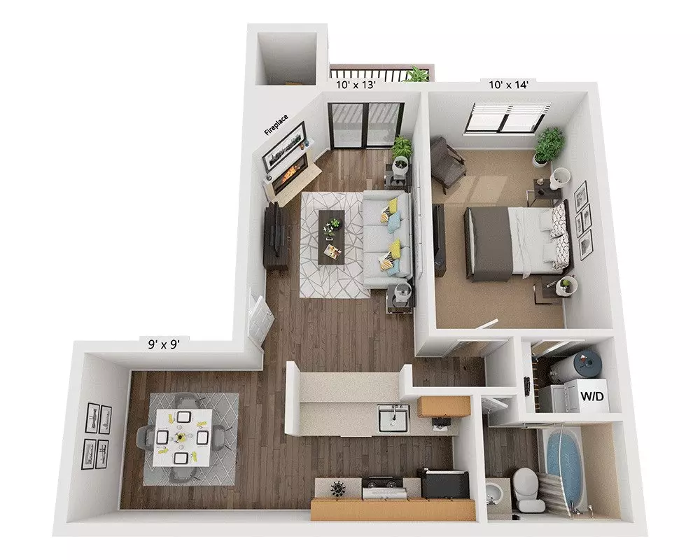 Unit F108 F108 floor plan