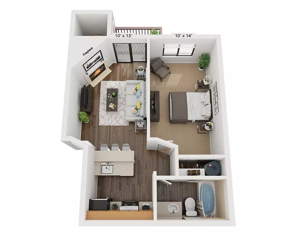 Unit C301 C301 floor plan