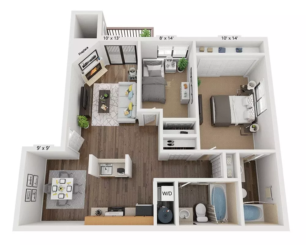 Unit G201 G201 floor plan