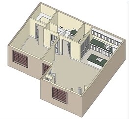 1x1 106 floor plan