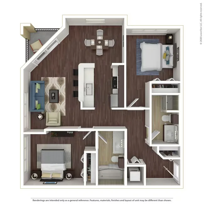 2A 203 floor plan