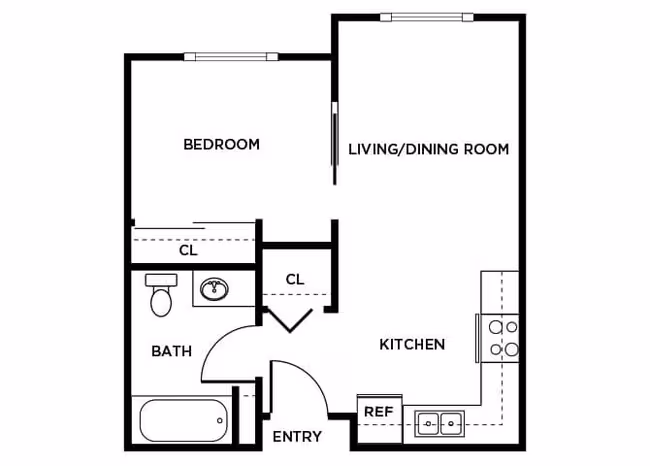 A01 2-606 floor plan