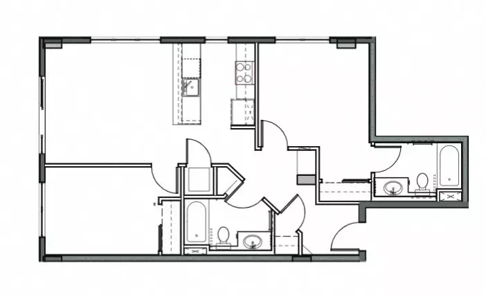 2x2 C 318 floor plan