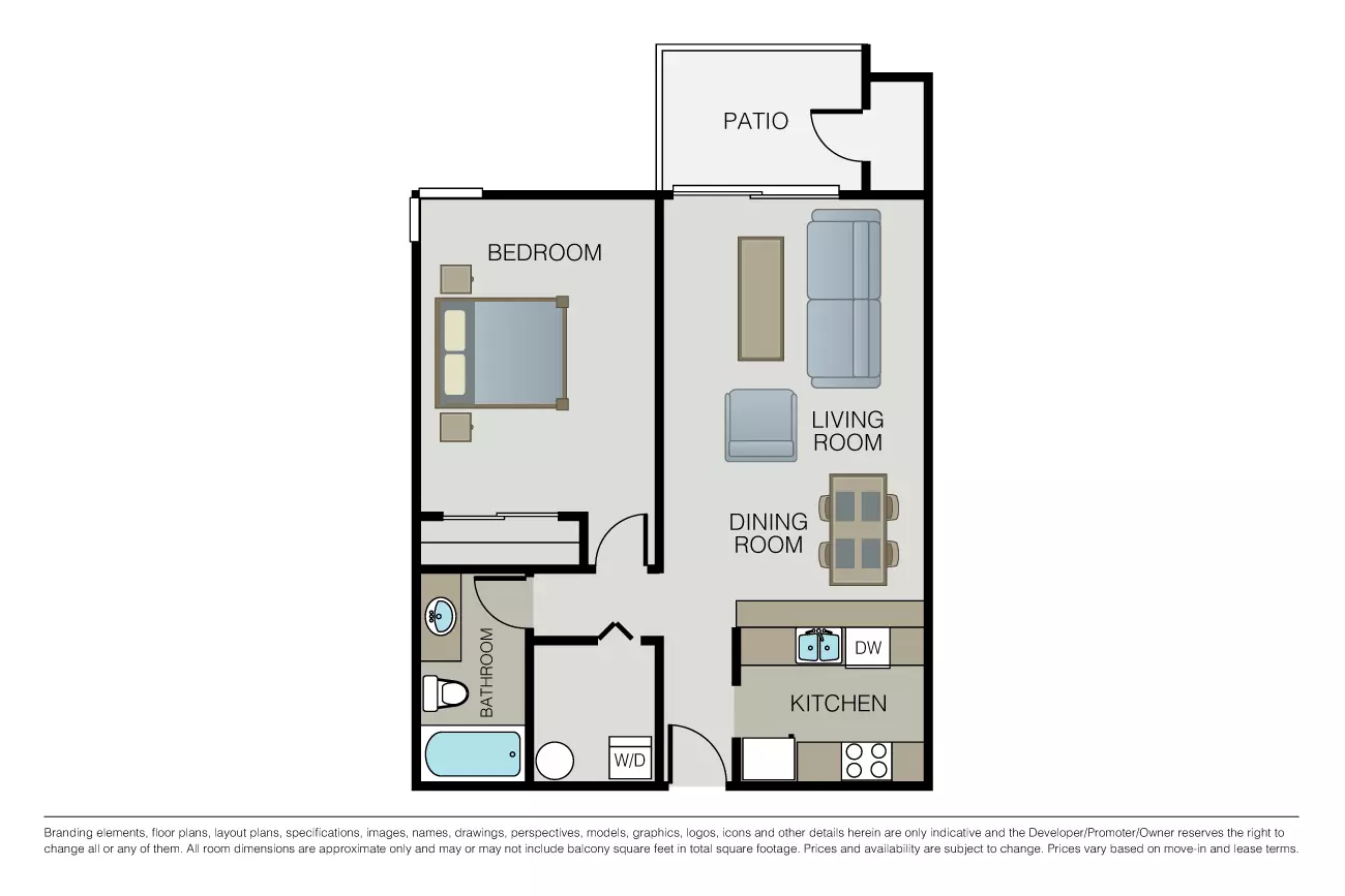Plan 1A A101 floor plan