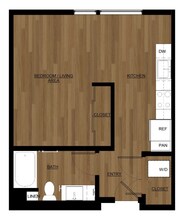 Studio 119 floor plan