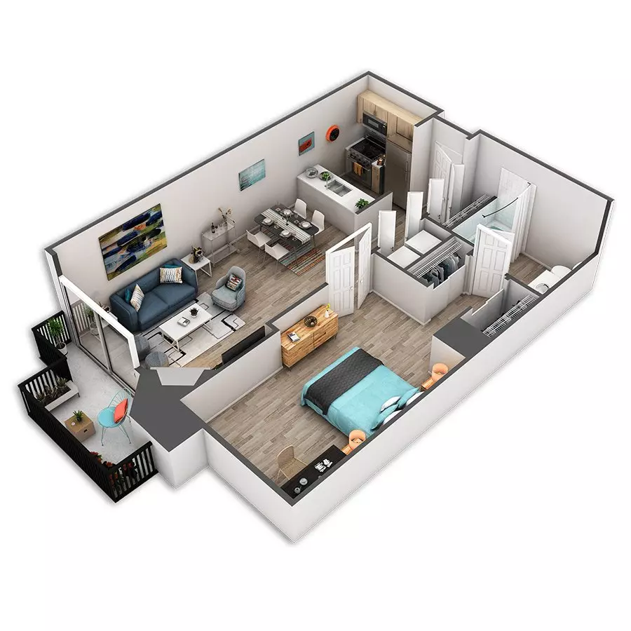 Unit 1-501 1-501 floor plan