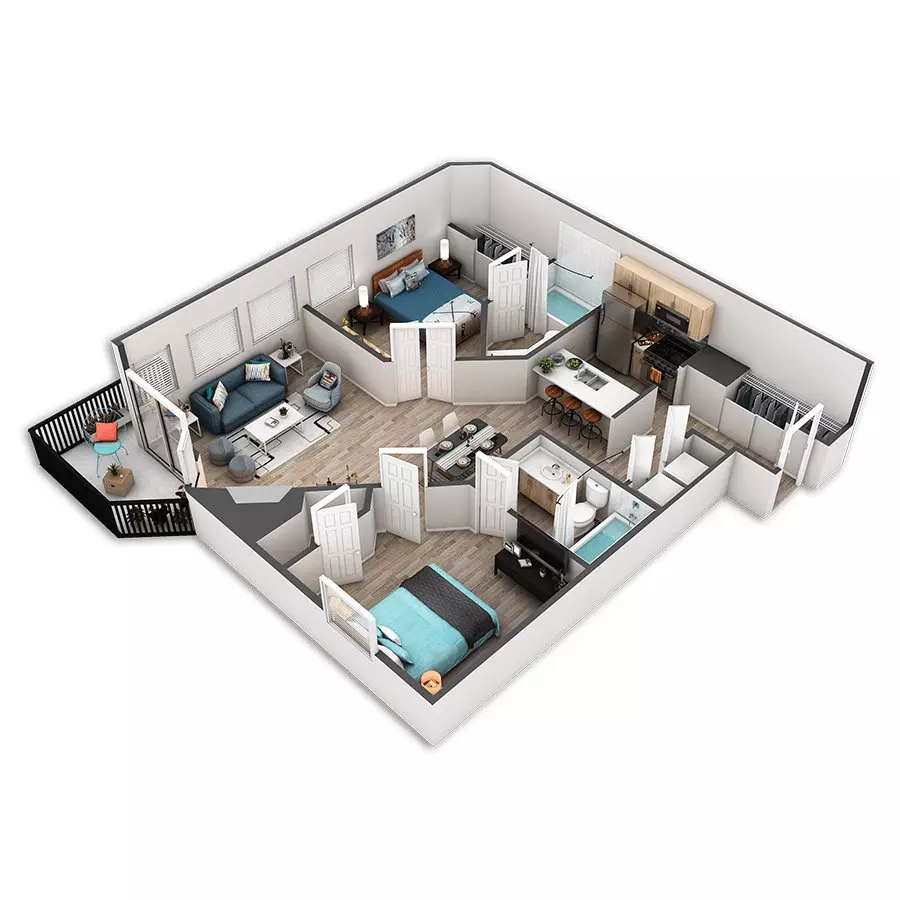 Royal Platinum 2-503 floor plan
