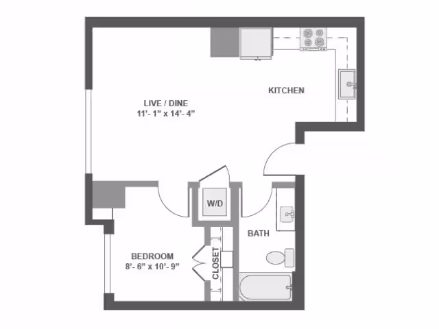 A1a 1-1527 floor plan
