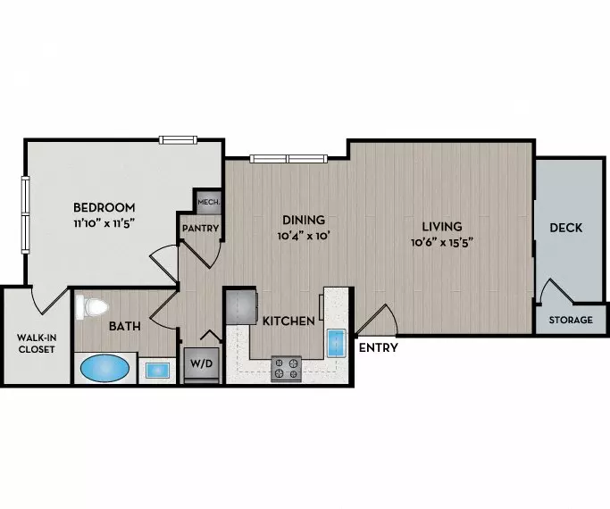 Unit H101 H101 floor plan