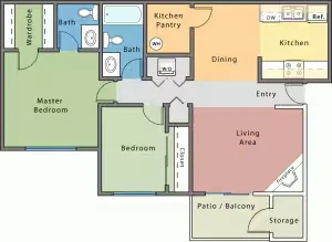 2x1.5r E208 floor plan