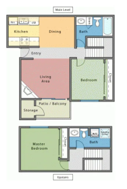 2x2r-T A208 floor plan