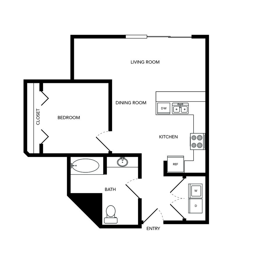 Unit TN-409 TN-409 floor plan
