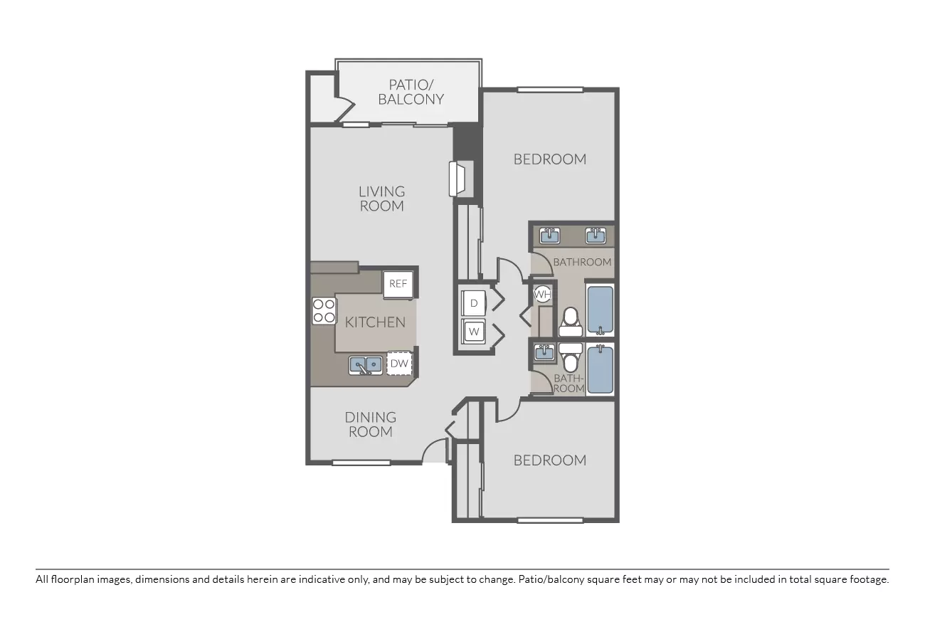 Unit F104 F104 floor plan
