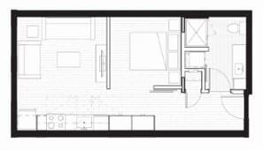 A1 | Studio 309 floor plan