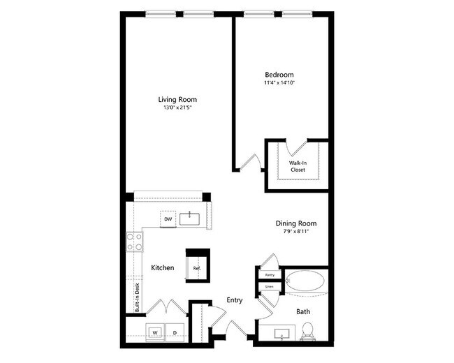 Unit 410 410 floor plan
