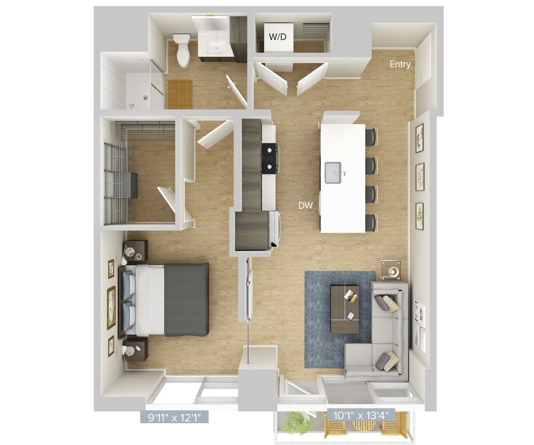 Unit 422 422 floor plan
