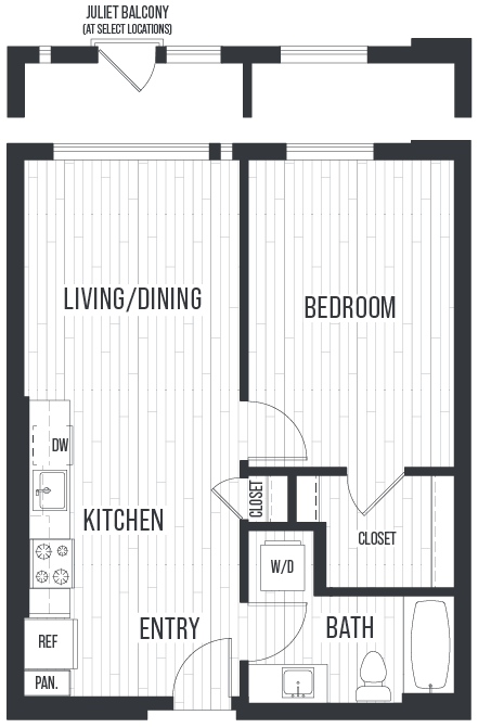 1C 445 floor plan