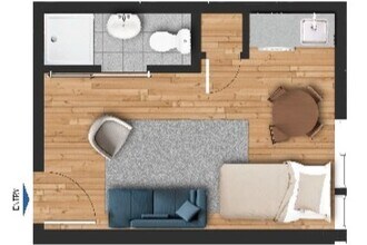 Coho 207 floor plan