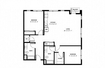 Unit J307 J307 floor plan