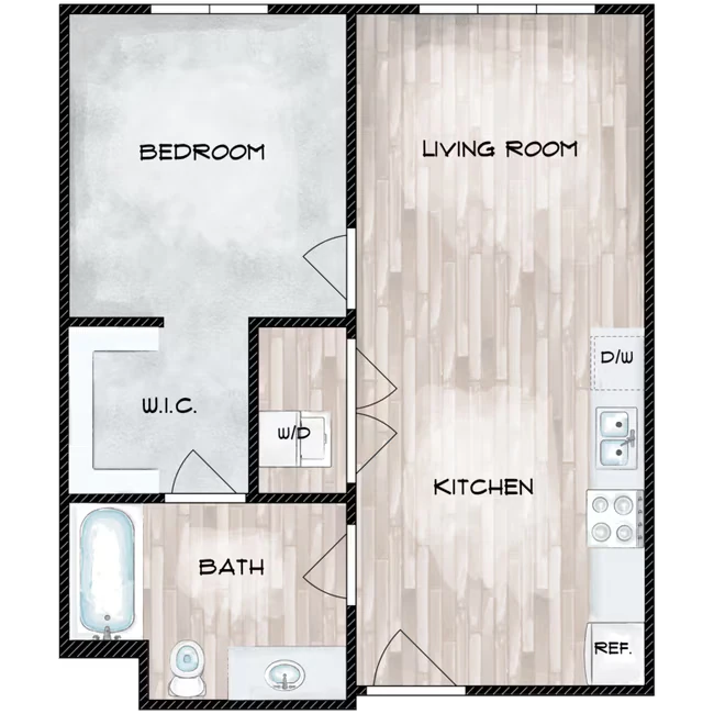 A1 floor plan