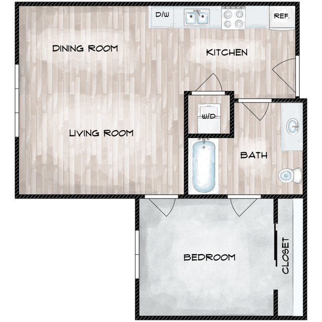 A2 floor plan