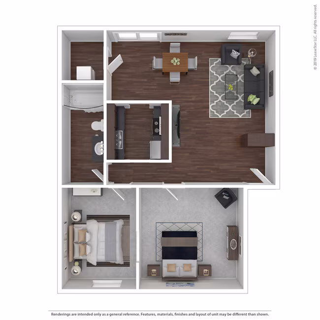 2L 10C floor plan