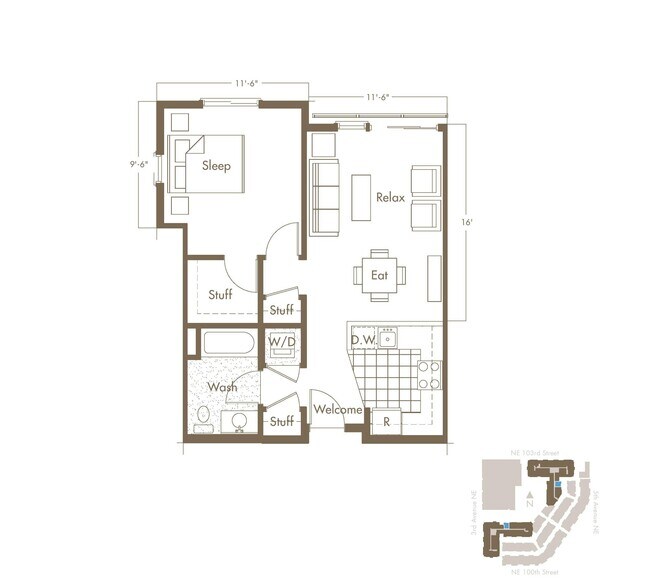 Unit 3-337 3-337 floor plan