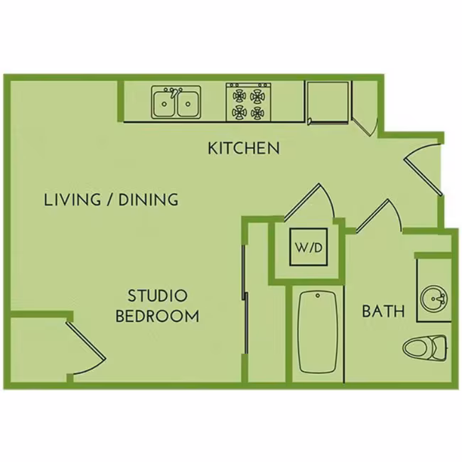 Studio 131 floor plan