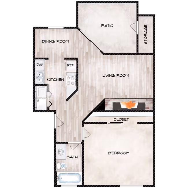 Aspen P302 floor plan