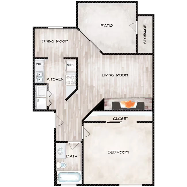 Aspen C305 floor plan
