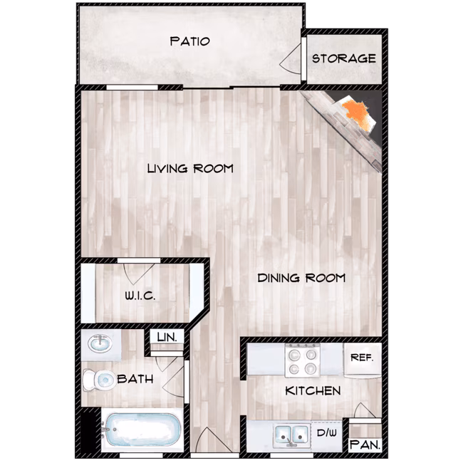 Cypress F202 floor plan
