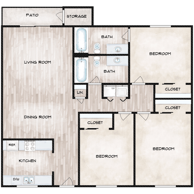 Sequoia J202 floor plan