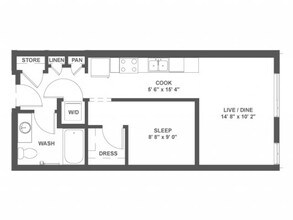 E1 1-617 floor plan