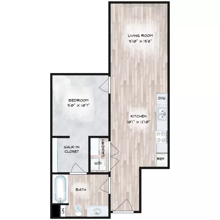 A1 613 floor plan