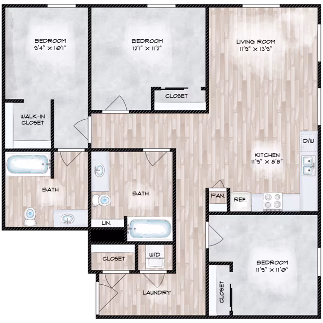 C2 302 floor plan