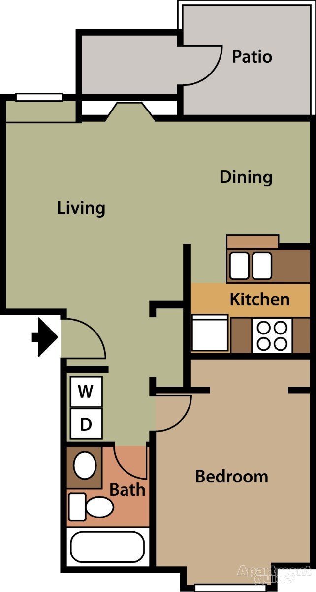 1A 0F-204 floor plan
