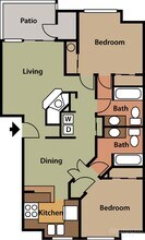 2D HH-105 floor plan