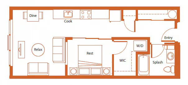 Sazerac 424 floor plan